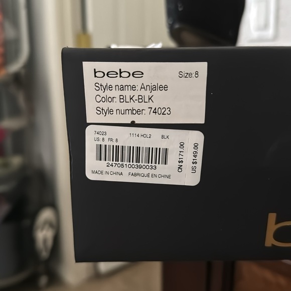 Bebe Platform Anjalee Bling Booties •Size 8 - Picture 4 of 6